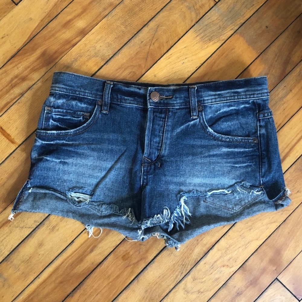 Free People Denim Jean Shorts